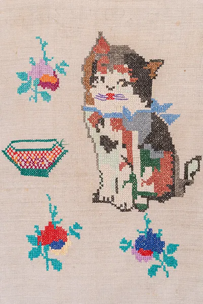 Зображення "ВИШИТА КАРТИНА , ЛЬВІВЩИНА" від Ія Степанюк.        Приватна Збірка, медіум: Текстиль Фото 3 з 3.